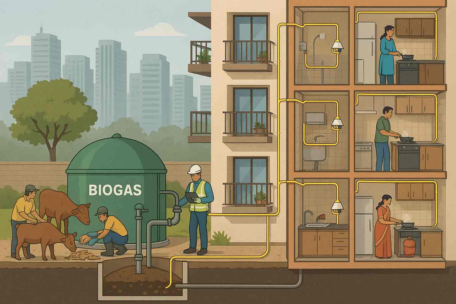 biogas plant india